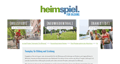 Desktop Screenshot of heimspiel.org